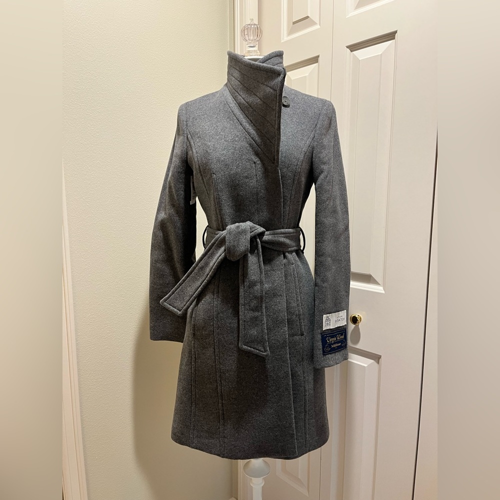 ARITZIA Babaton Gray Virgin Wool Coat